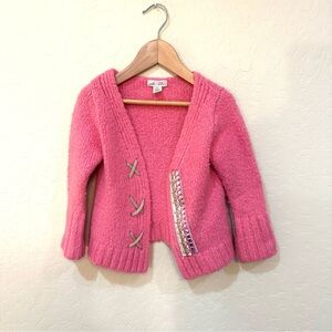 Peek knit cardigan boho detail